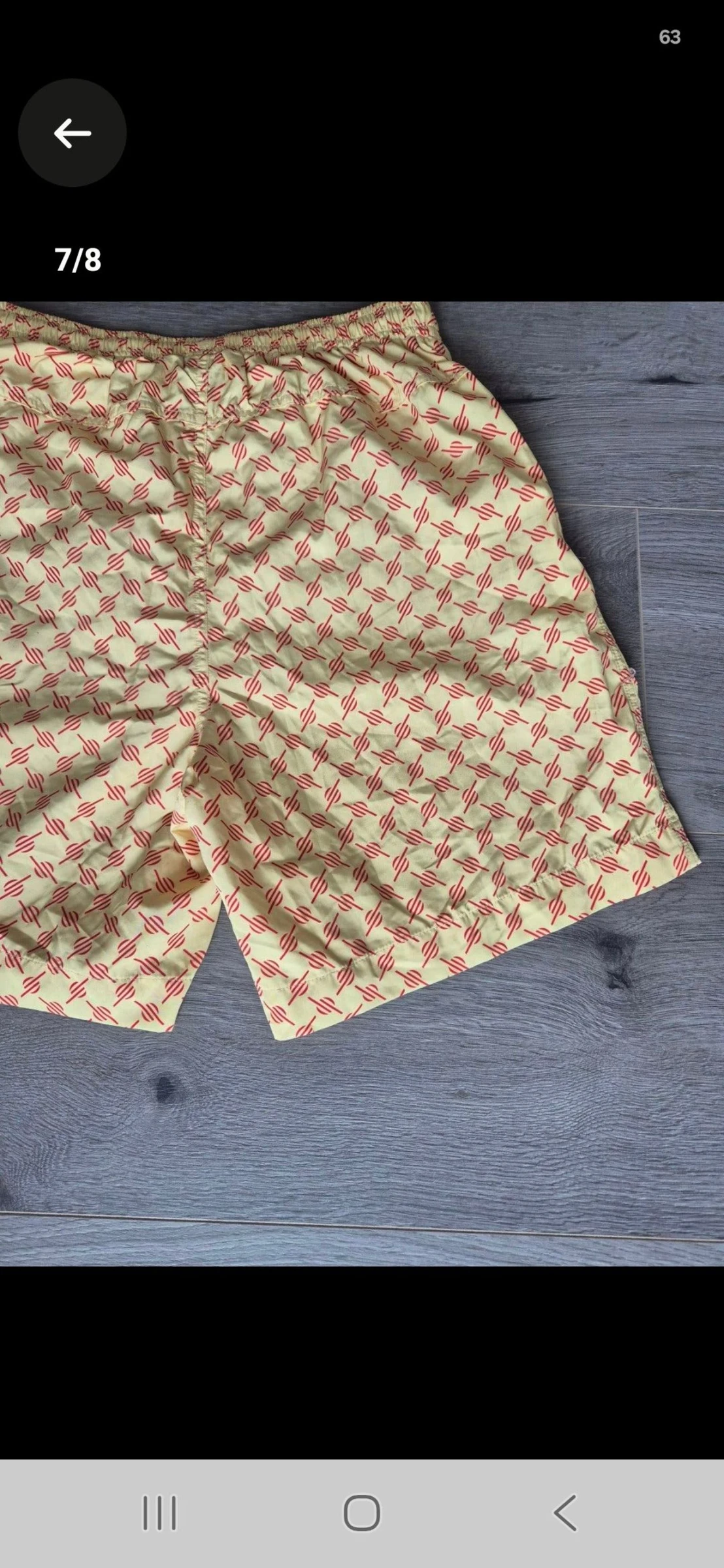 Daily Paper Zwembroek Yellow / Red Logo All-Over Print (Maat M) – photo 7
